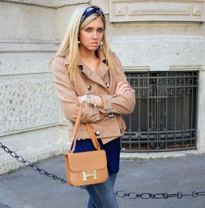 017  ���R�� �¿�H�ۆμ�� ����Ů�� ��ɫ�͹�б��� Hermes Constancecϵ��
