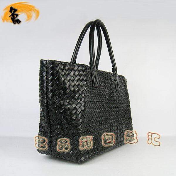 78919 BOTTEGA VENETA最新款女士休閑包 寶緹嘉手提包 BV女包 羊皮編織 黑色