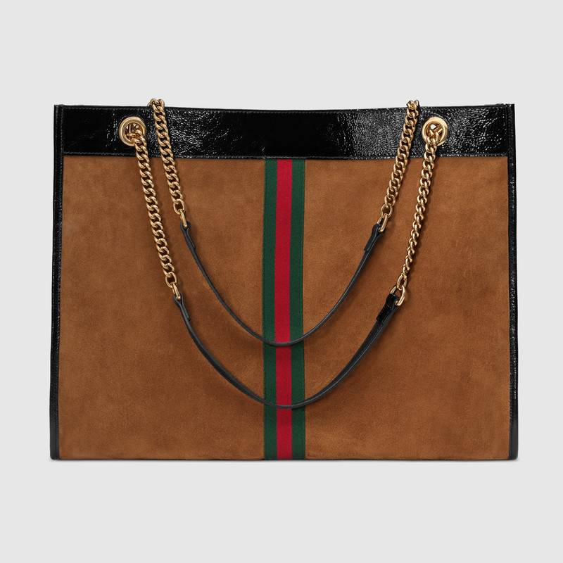 537219 0X7BX 2876 Gucci Rajah系列大號購物袋 Gucci托特包 棕色