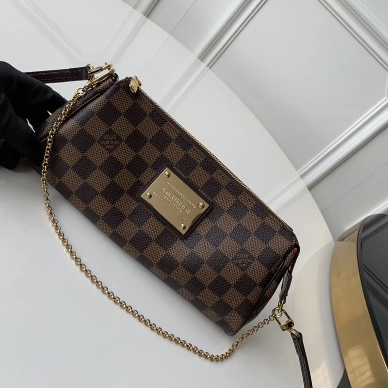 N55213 LV EVA手袋 Damier Ebene帆布啡格女包 LV晚宴包