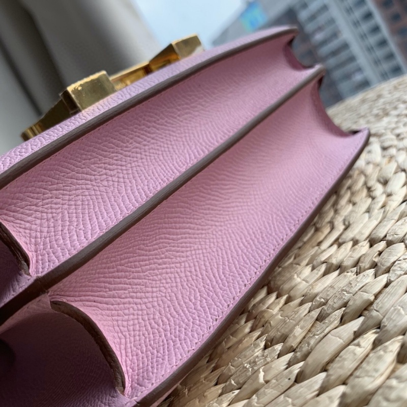 Hermes constance系列 愛馬仕康康包 純手工定制Epsom小牛皮 紫色