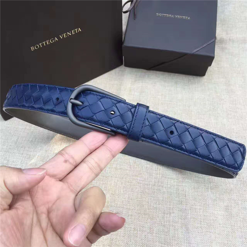 BV寶緹嘉 2017專柜同步 手工編織皮帶 羊皮全手工